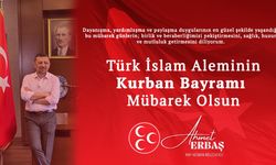 MHP Kütahya Milletvekili Ahmet Erbaş’tan Kurban Bayramı Mesajı