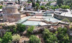Antalya Büyükşehir Belediyesi, "Hıdırlık Kulesi Seyir Terası" projesinde sona yaklaştı