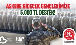 Balıkesir Büyükşehir Belediyesi'nden askere gidecek gençlere 5 bin TL destek