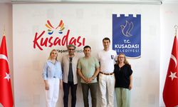 Barış Terkoğlu ve Barış Pehlivan’dan Kuşadası Belediye Başkanı Günel’e nezaket ziyareti