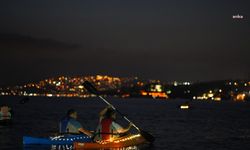 Beykoz’da Dolunay eşliğinde yoga ve kano etkinliği 