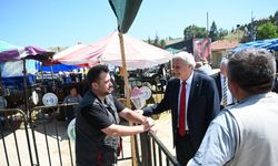 Bozüyük Belediye Başkanı Bakkalcıoğlu, hayvan pazarını ziyaret etti