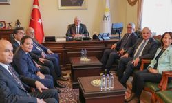 CHP TBMM Grubu, TBMM Başkanlık seçimi için parti gruplarını ziyaret etti