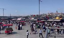 Eminönü'nde bayram yoğunluğu