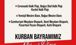 Manavgat’ta belediyeye ait plajlar, otoparklar ve mesire alanları bayram boyunca ücretsiz