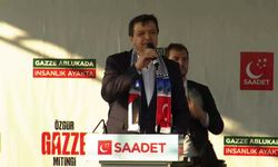 Özgür Gazze Mitingi... Saadet Partisi Genel Başkanı Arıkan: "Sanmayın ki hedef sadece Gazze’dir, İran’dır, asıl hedef Türkiye’dir"