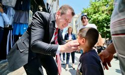 Silivri Belediye Başkanı Balcıoğlu, vatandaşlarla bayramlaştı