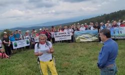 Sinop Doğa Yürüyüşü kulüplerinden maden sahası yapılmak istenen Boyabat'a yürüme eylemi