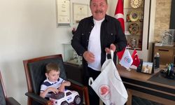 SMA’yı yenen Eyüp Ensar, Gerze Belediye Başkanı Belovacıklı’yı ziyaret etti