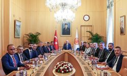 TBMM Başkanı Kurtulmuş Doğu ve Güneydoğu Baro Başkanlarını kabul etti