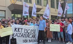 TİP Genel Başkanı Baş, direnişteki KRT emekçilerini ziyaret etti: ''Mücadeleleri mücadelemizdir, hep birlikte başaracağız''