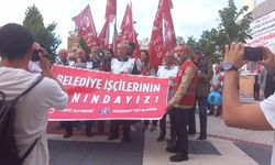 TİP ve KİD'den Samsun'da maaşlarını alamayan işçilere destek