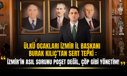 Ülkü Ocakları İzmir İl Başkanı Burak Kılıç’tan Sert Tepki: “İzmir’in Asıl Sorunu Poşet Değil, Bu Çöp Gibi Yönetim!”