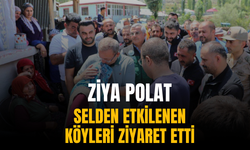 Vali Ziya Polat’tan selden etkilenen köylere ziyaret