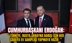 Cumhurbaşkanı Erdoğan, Macron’la Görüştü