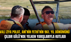 Ani’nin Fethi’nin 961. Yıl Dönümü Çıldır Gölü’nde Yelken Yarışlarıyla Kutlandı