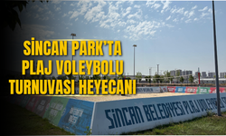 SİNCAN PARK’TA PLAJ VOLEYBOLU TURNUVASI HEYECANI