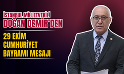 DOĞAN DEMİR’DEN 29 EKİM MESAJI: “YAŞASIN CUMHURİYET!”