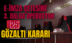 E-İmza Çetesine 3. Dalga Operasyon: 125 Gözaltı Kararı