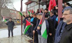 Ardahan'da cuma çıkışı Filistin'e destek açıklaması