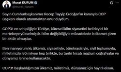Bakan Kurum: 'COP Başkanı olarak atanmaktan onur duydum'