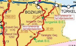 Çatalzeytin'e ulaşımın sağlandığı yol trafiğe kapatıldı