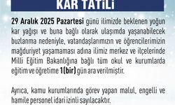 Elazığ'da eğitim-öğretime 1 gün ara verildi