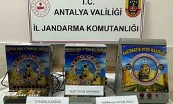 Elmalı'da sakızmatik ile kumara operasyon: 2 şüpheli yakalandı