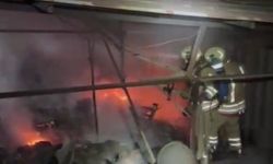 Kahramanmaraş'ta iş yeri yangını