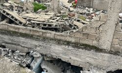 Kahramanmaraş'ta metruk ev çöktü