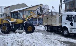 Karlıova'da karla mücadele çalışmaları başladı
