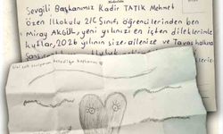 Küçük Miray'ın yeni yıl mektubu Başkan Tatık'ı duygulandırdı