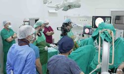 Malatya Eğitim ve Araştırma Hastanesi'nde 320 kişinin katıldığı canlı cerrahi kursu