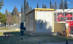 Menteşe'de elektrik trafosunda yangın paniği