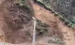 Rize'de yağmur heyelana yol açtı