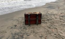 Samsun'da sahile vuran sandık incelemeye alındı