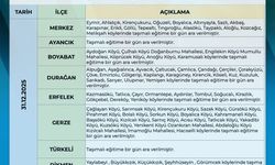 Sinop'ta kar ve buzlanma nedeniyle taşımalı eğitime ara