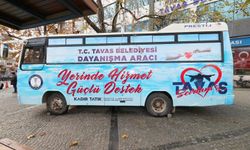 Tavas Belediyesi dayanışma aracı hizmete başladı