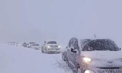 Yüksekova'da kar esareti: Tipi yolları kapattı, onlarca araç mahsur kaldı