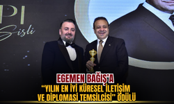 Egemen Bağış’a “Yılın En İyi Küresel İletişim ve Diplomasi Temsilcisi” Ödülü