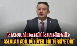 İstanbul Milletvekili İsa Mesih Şahin: “Bütçe Devletin Ruhunu Yansıtır, Aslolan Adil Büyüyen Bir Türkiye’dir”