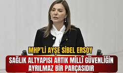 MHP’li Ayşe Sibel Ersoy: Sağlık Altyapısı Artık Millî Güvenliğin Ayrılmaz Bir Parçasıdır