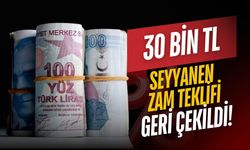 Cumhurbaşkanı Erdoğan'dan talimat! 30 bin TL seyyanen zam teklifi geri çekildi