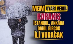 Karakış İstanbul ve Ankara dahil çok sayıda ili vuracak! Meteoroloji'den uyarılar peş peşe geldi