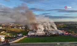 Tuzla’da kauçuk fabrikasında korkutan yangın