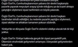 AK Parti Sözcüsü Çelik: 'Özgür Özel siyaset yapmıyor, iftira üretim merkezi olarak çalışıyor'
