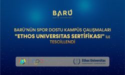 BARÜ'nün spor dostu kampüs çalışmaları 'Ethos Universitas Sertifikası' ile tescillendi