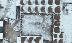 Beyazla tarihin buluşması eşsiz manzara oluşturdu