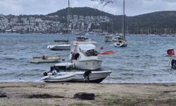 Bodrum'da fırtına etkili oluyor