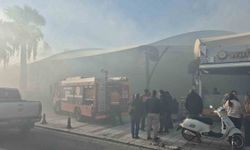 Bodrum'da giyim mağazasının deposunda yangın paniği